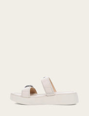 Frye Women's Ivory Maya Buckle Sandals Ivory