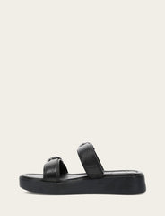Frye Women's Black Maya Buckle Sandals Black