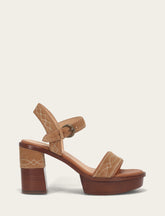 Frye Women’s Almond Pipa Woodstock Sandals Almond