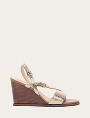 Frye Women's Dark Gold Rachel Buckle Sandals Dark Gold