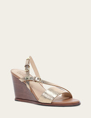 Frye Women's Dark Gold Rachel Buckle Sandals Dark Gold