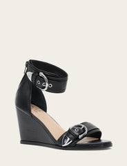 Frye Women's Black Rachel 2 Piece Sandals Black