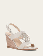 Frye Women's Ivory Rachel Logo Sandals Ivory