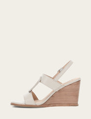 Frye Women's Ivory Rachel Logo Sandals Ivory