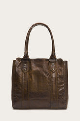 Frye Melissa Dark Brown Tote Dark Brown