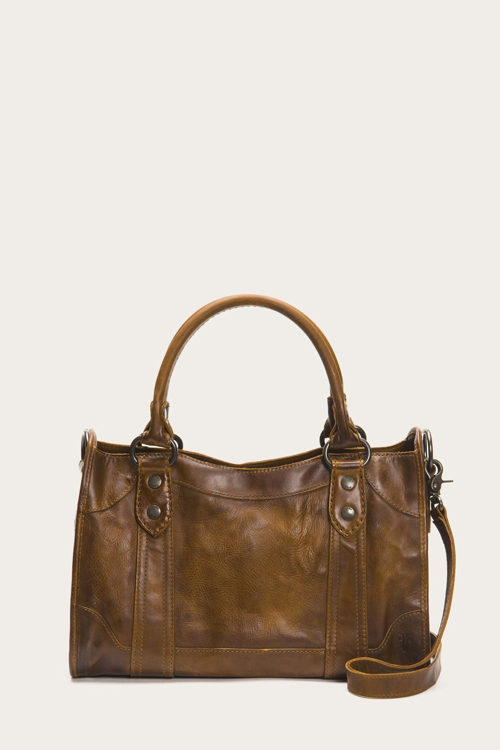 Frye Melissa Cognac Satchel Cognac