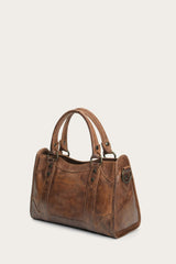 Frye Melissa Cognac Satchel Cognac