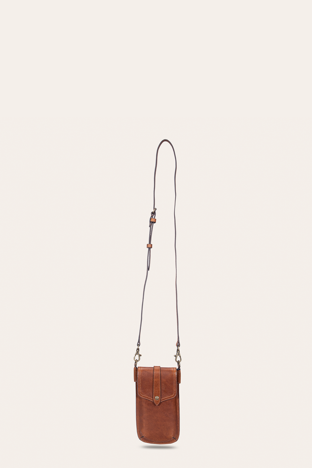 Frye Melissa Cognac Phone Pouch Cognac