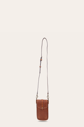 Frye Melissa Cognac Phone Pouch Cognac