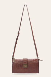 Frye Alex Cognac Crossbody Clutch Cognac