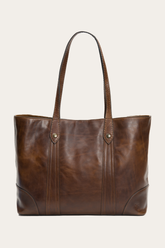 Frye Melissa Dark Brown Shopper Dark Brown