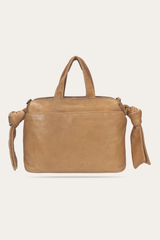 Frye Beige Nora Knotted Satchel Beige