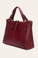 Frye Berry Lacquer Melissa Medium Satchel Berry Lacquer