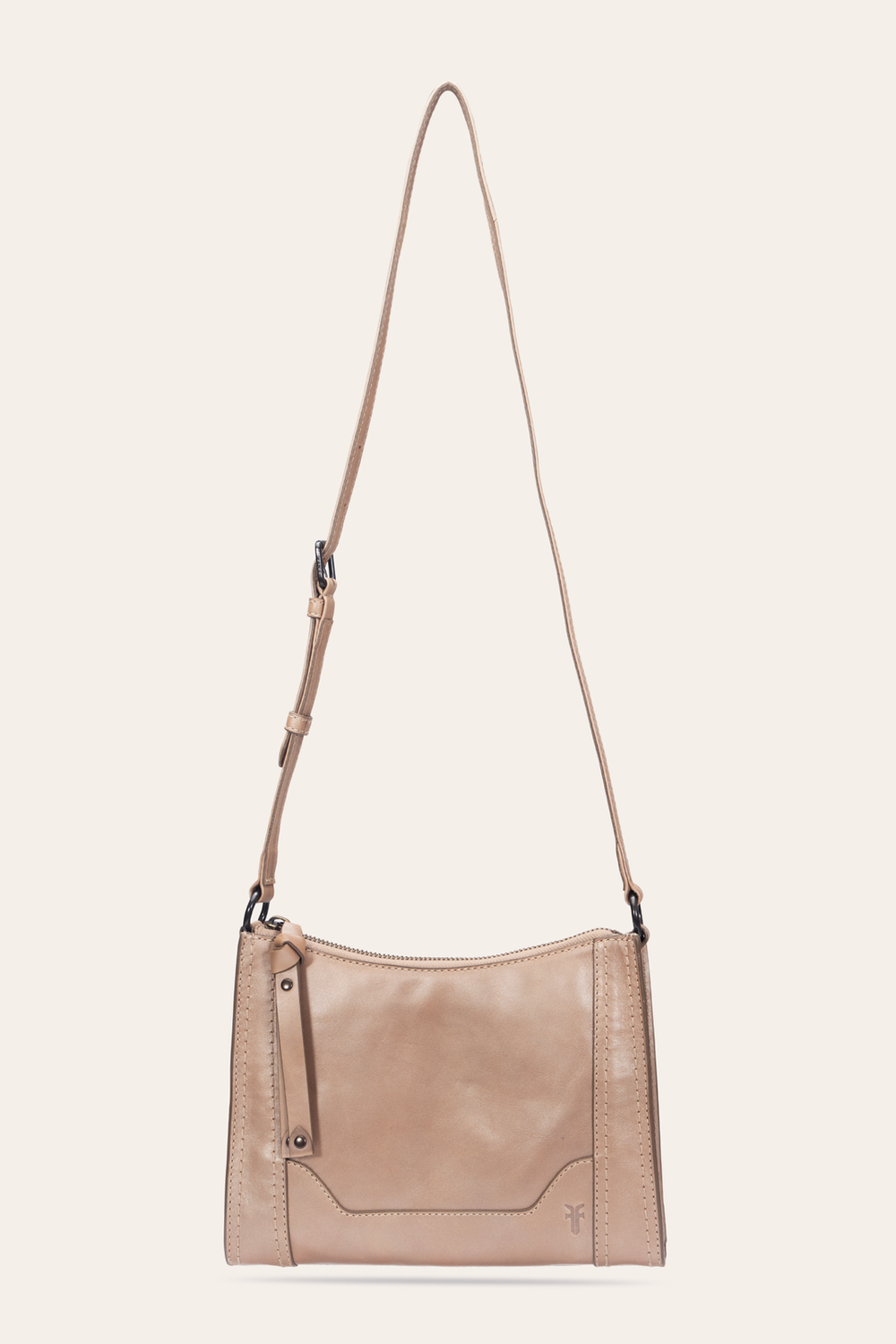 Frye Light Bronze Melissa Zip Crossbody Light Bronze