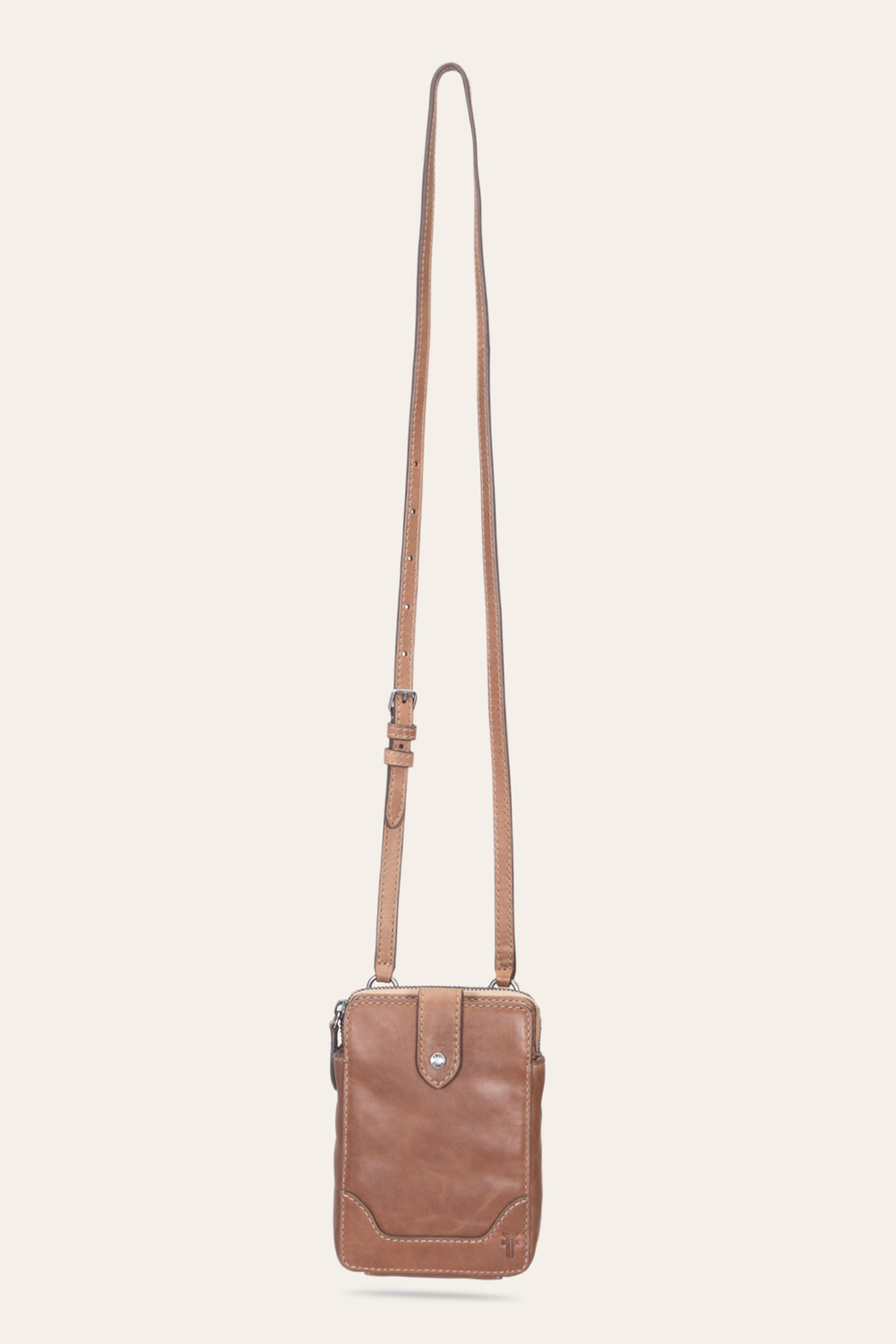 Frye Melissa Beige Phone Crossbody Beige