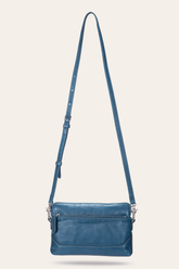 Frye Melissa Steel Crossbody Wristlet Steel