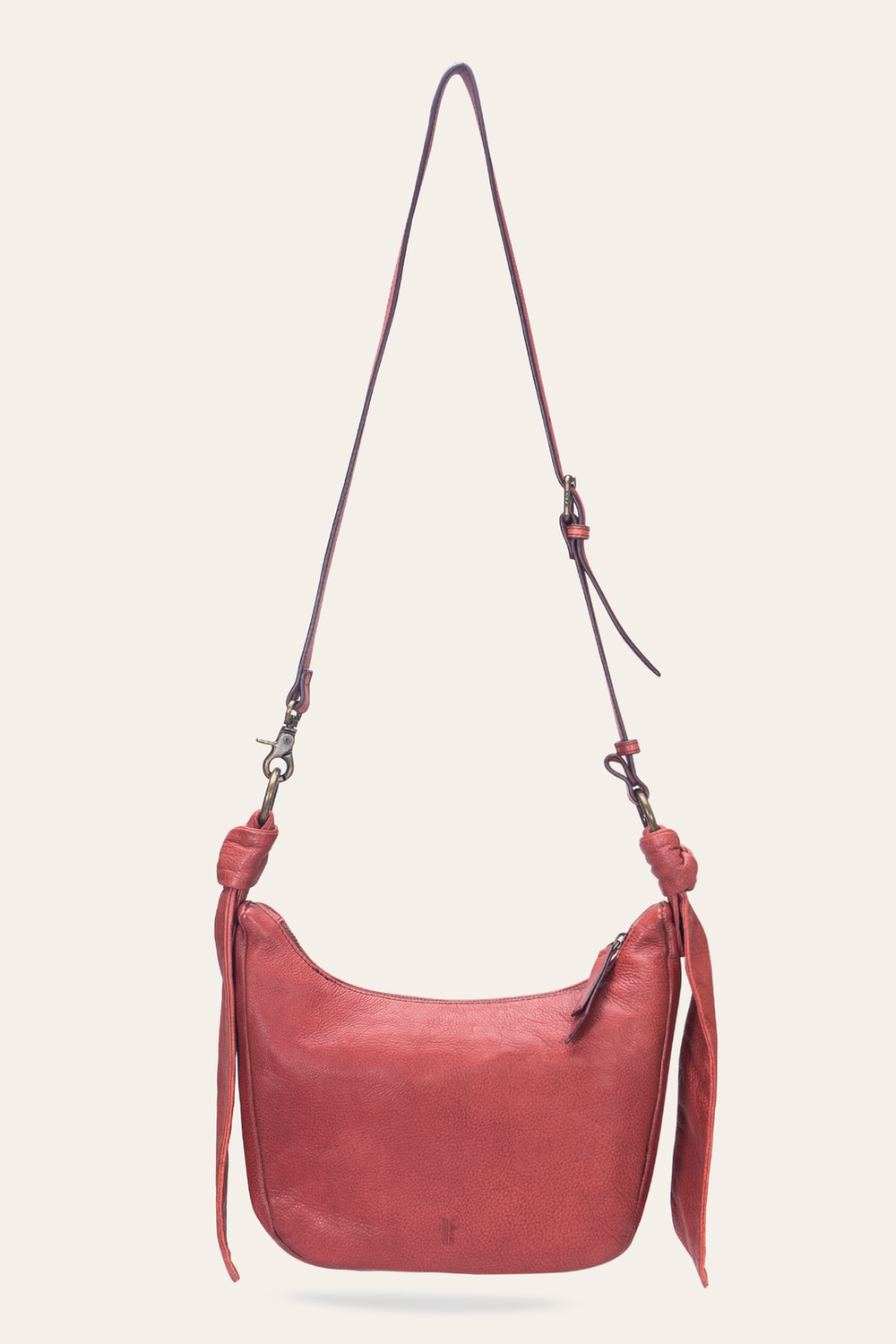 Frye Nora Knotted Crossbody in Burgundy Burgundy