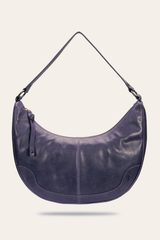 Frye Melissa Crescent Hobo in Eggplant Eggplant