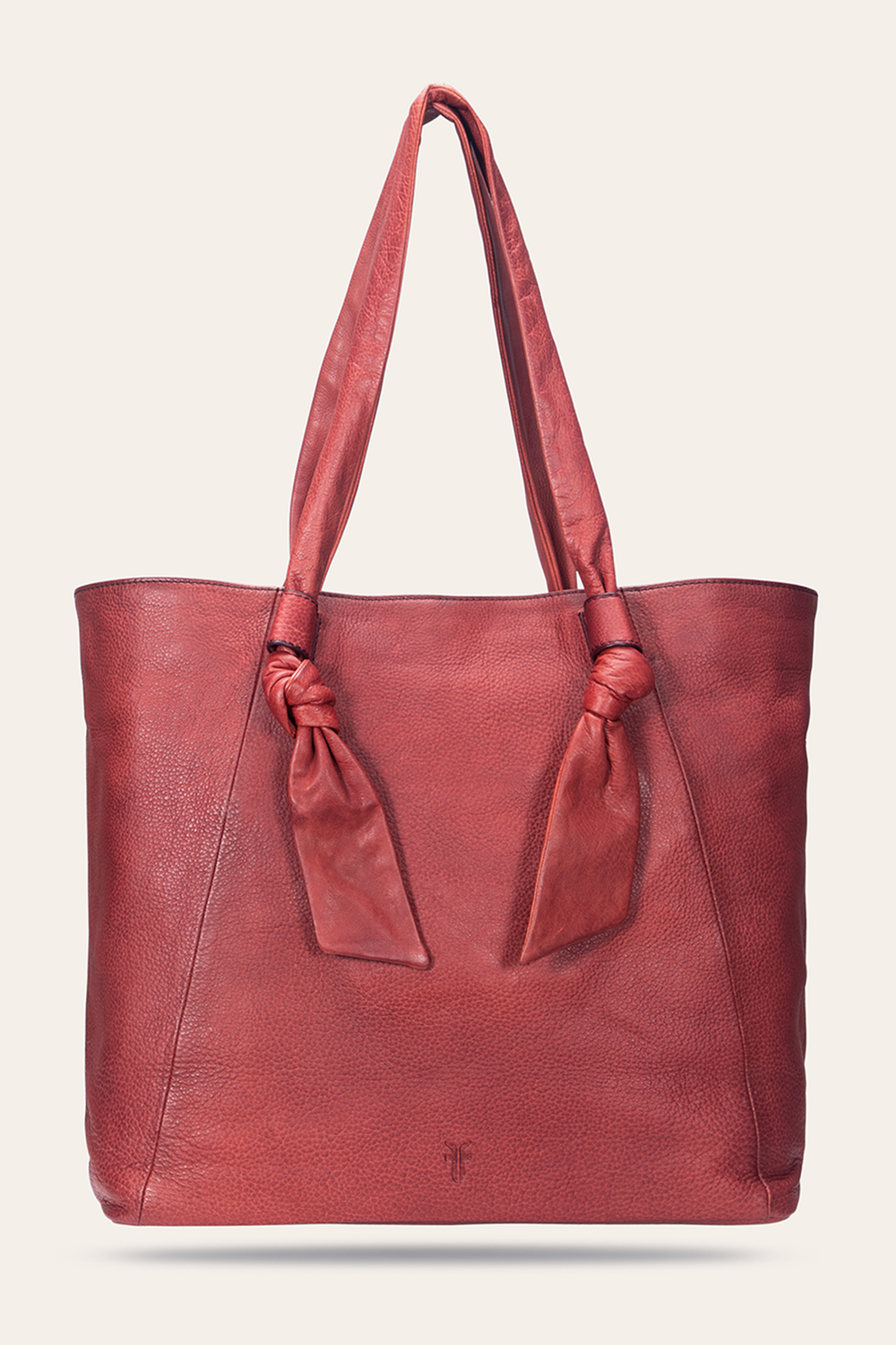 Frye Nora Knotted Tote in Burgundy Burgundy