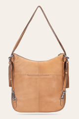 Frye Women's Nora Backpack Hobo Bag (Beige) Beige