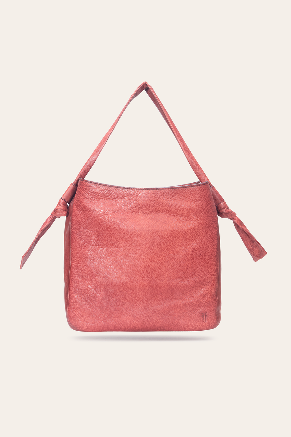 Frye Nora Knotted Hobo in Burgundy Burgundy