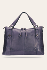 Frye Melissa Eggplant Medium Satchel Eggplant
