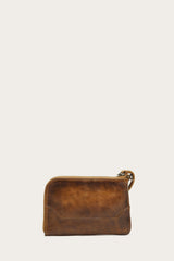 Frye Melissa Cognac Wristlet Cognac