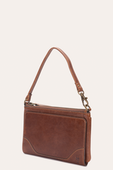 Frye Melissa Convertible Wristlet Wallet in Cognac Cognac