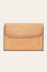 Frye Nora Beige Small Wallet Beige