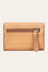 Frye Nora Beige Small Wallet Beige