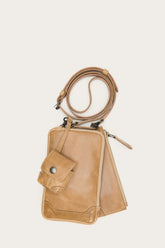 Frye Melissa Beige 3 In 1 Crossbody Beige