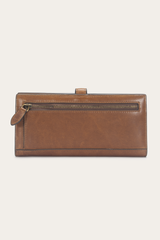 Frye Melissa Slim Wallet Cognac