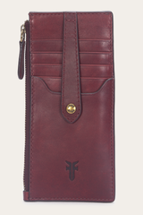 Frye Berry Lacquer Melissa Snap Card Wallet Berry Lacquer