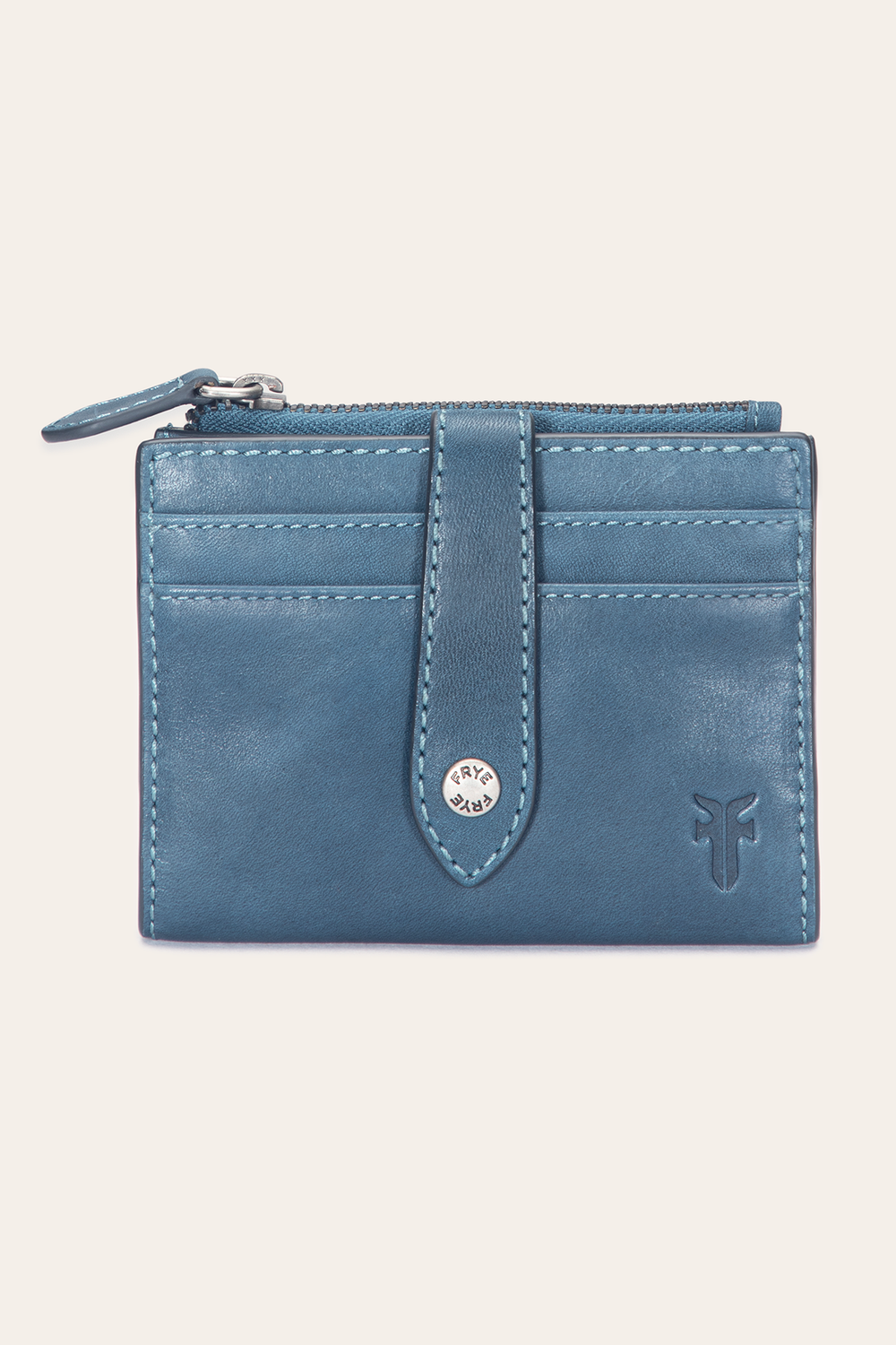 Frye Melissa Steel Coin Purse Steel