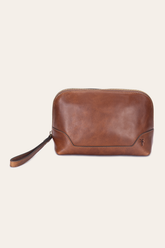 Frye Melissa Cognac Carry All Clutch Cognac