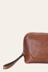 Frye Melissa Cognac Carry All Clutch Cognac
