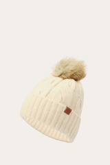 Frye Birch Wide Cable Cuff Hat Birch