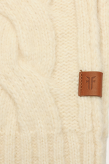 Frye Birch Wide Cable Scarf Birch