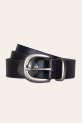 Frye Women’s Black 30mm Concho Belt Black