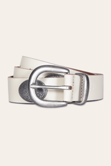 Frye Women’s Oat 30mm Concho Belt Oat
