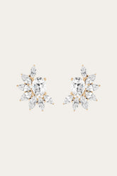 Frye Women’s Marquise Fringe Earrings | Aurate x The Frye Company Yellow Vermeil