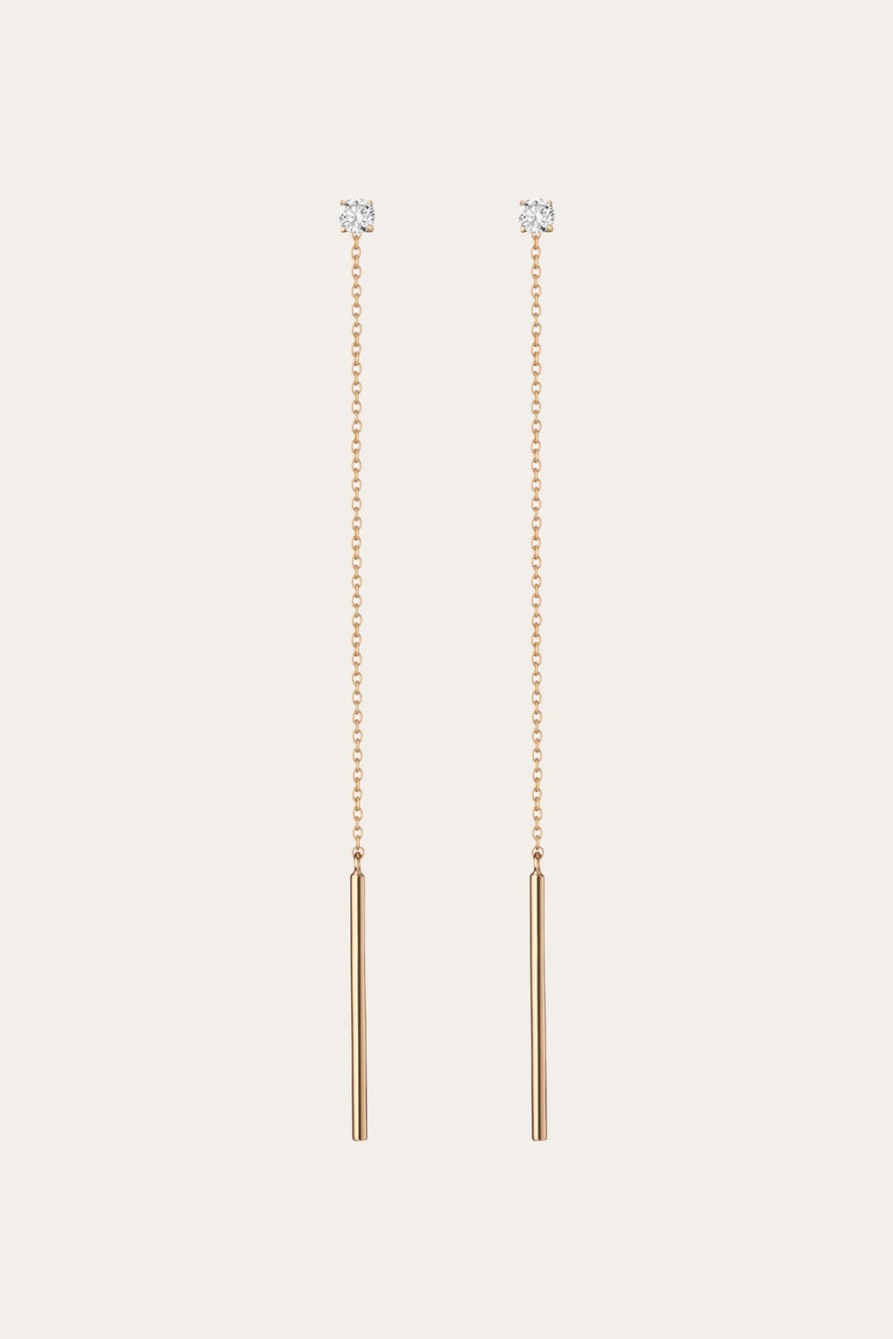Frye Women’s Lab Grown Diamond Lariat Earrings | Aurate x The Frye Company 14k Yellow Gold