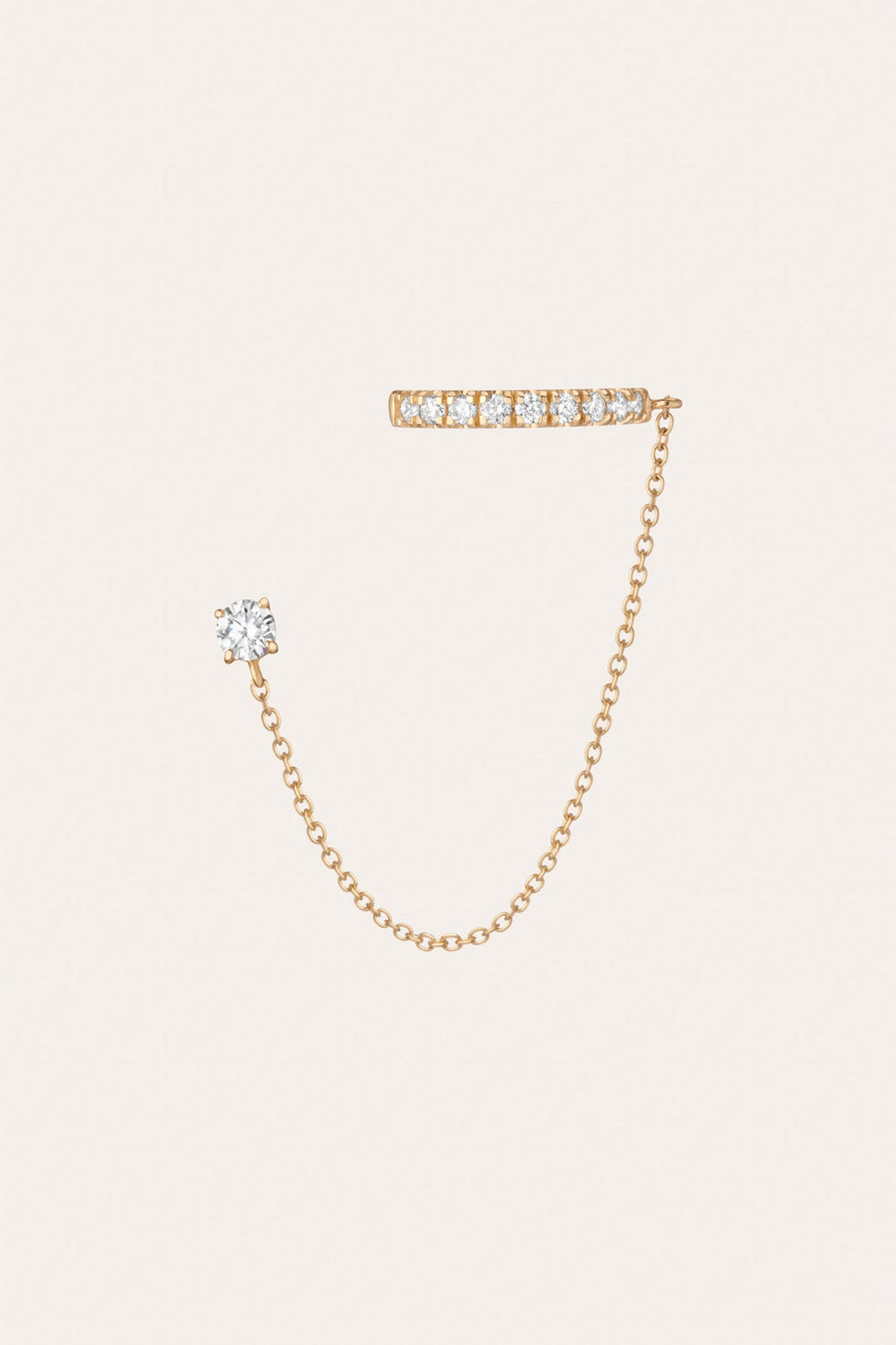 Frye Women’s Lab Grown Diamond Stud and Ear Cuff | Aurate x The Frye Company 14k Yellow Gold