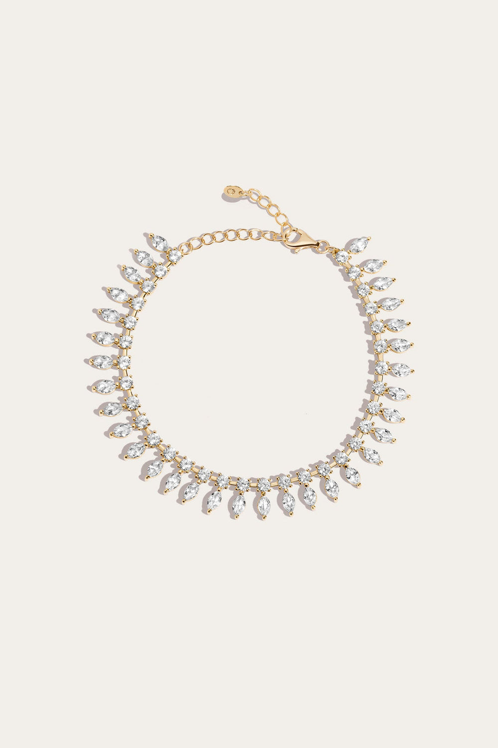 Frye Women’s Marquise Fringe Bracelet | Aurate x The Frye Company Yellow Vermeil
