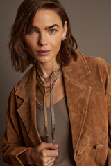 Frye Women’s Lasso Wrap Necklace | Aurate x The Frye Company Sterling Silver