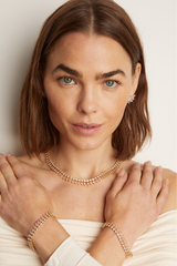 Frye Women’s Marquise Fringe Necklace | Aurate x The Frye Company Yellow Vermeil