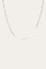 Frye Women’s Bold Herringbone Necklace | Aurate x The Frye Company Sterling Silver