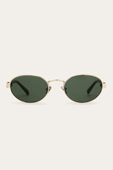 Frye Savannah Sunglasses Olive Gold