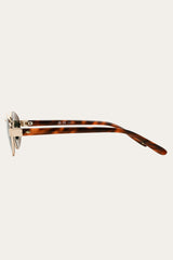 Frye Savannah Sunglasses Olive Gold