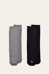 Frye Women’s Ash Bamboo Boot Socks 2 Pack Ash